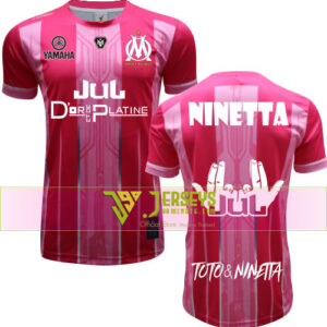 Maillots thailande NINETTA JUL D’or et de Platine Special edition (Rose)