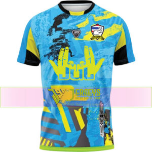 Maillots thailande 90Minute MM10 Maillots JL New (Bleu Sky)