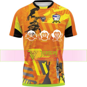 Maillots thailande 90Minute MM10 Maillots Monkeys thee wise (Orange)