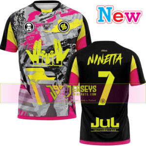 Maillots thailande 90Minute MM10 Maillots NINETTA#7 Limited Edition (Noir)
